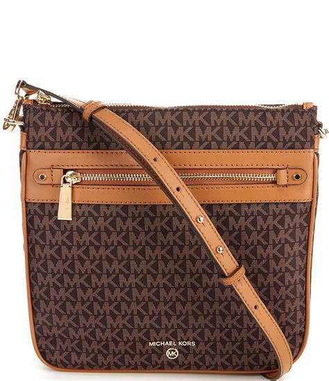 michael kors signature jet set large crossbody|michael kors flight bag.